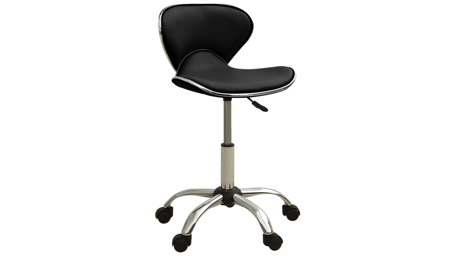 vidaXL Faux Leather Office Chair - Black