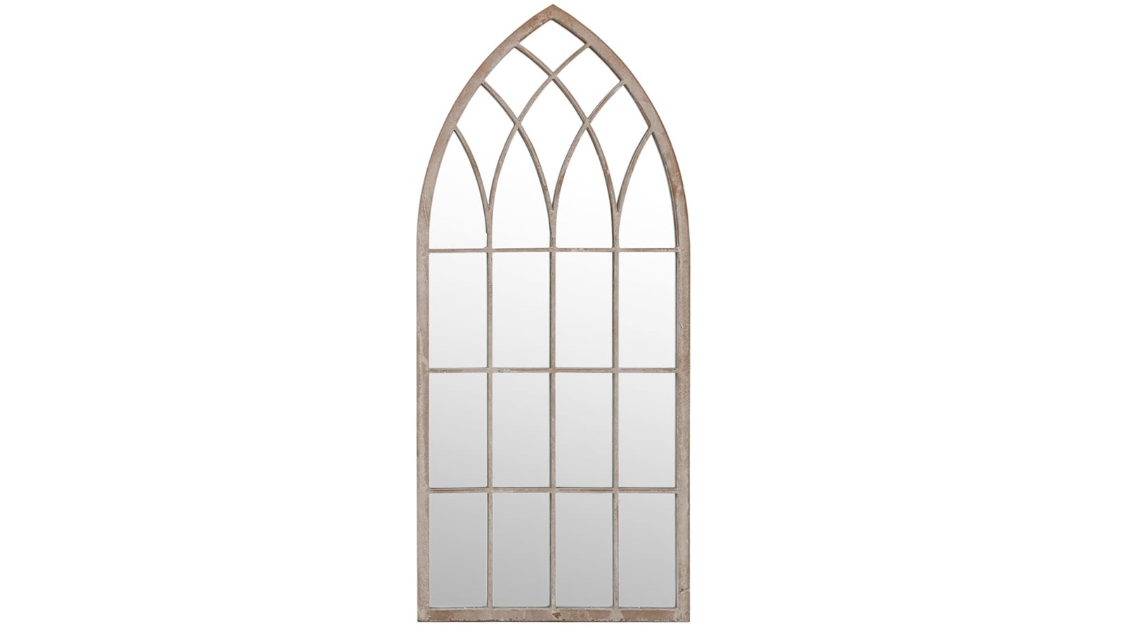 vidaXL Sand Iron 70 x 30cm Garden Mirror