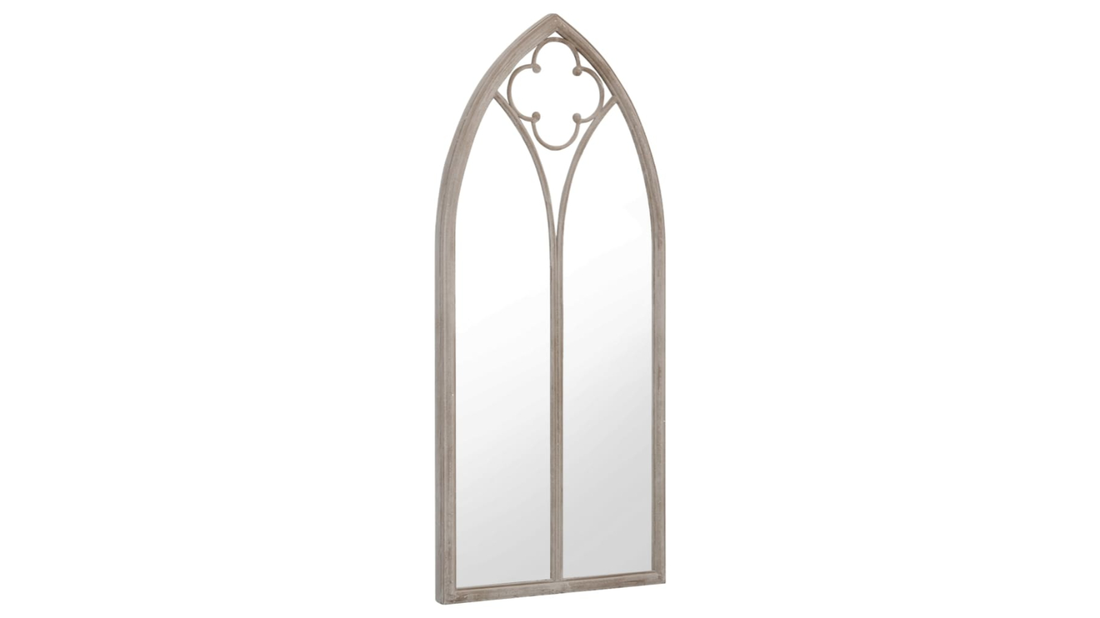 vidaXL Sand Iron Garden Mirror - 70 x 30cm