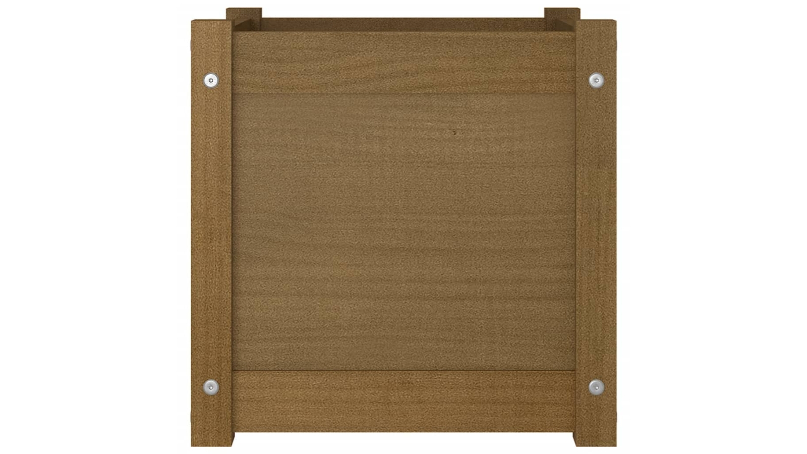 vidaXL Solid Pinewood 40 x 40 x 40cm Garden Planter - Honey Brown