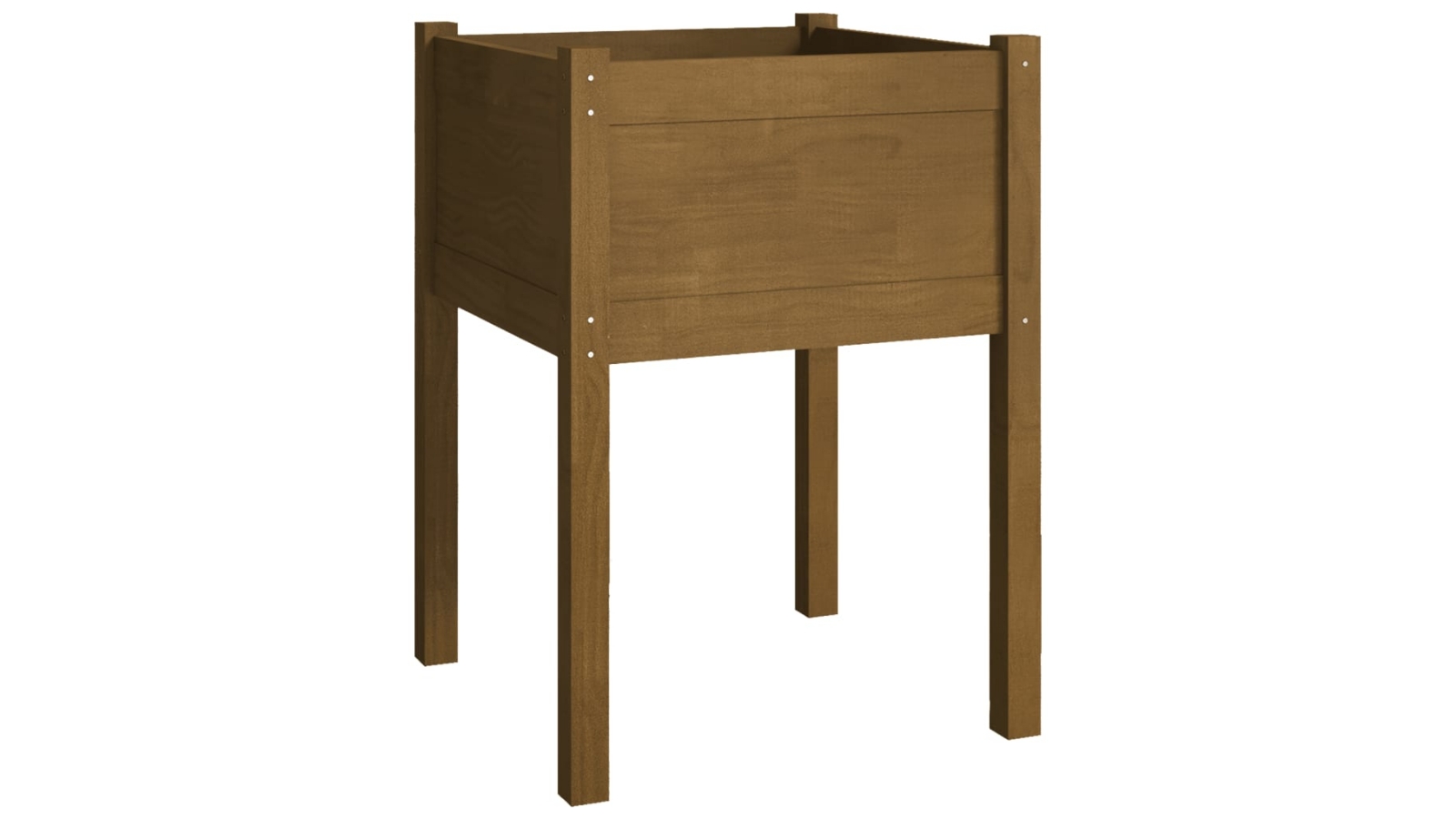 vidaXL Solid Pinewood 50 x 70cm Garden Planter - Honey Brown