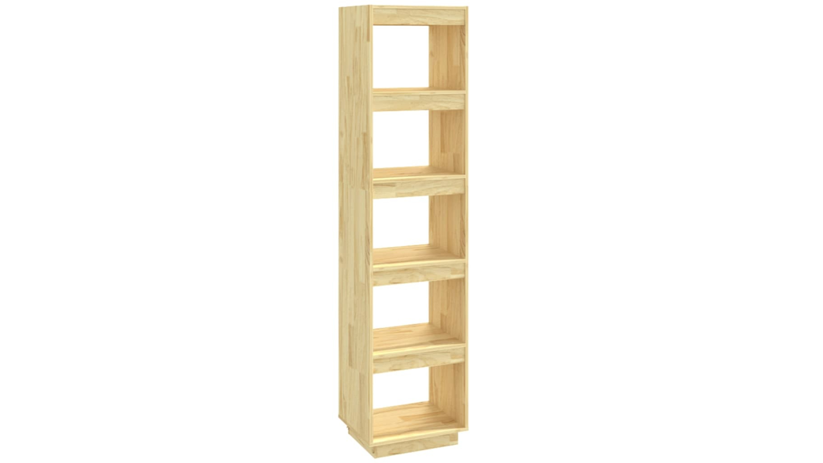 vidaXL Solid Pine Wood 40 x 35 x 167cm Book Cabinet Room Divider
