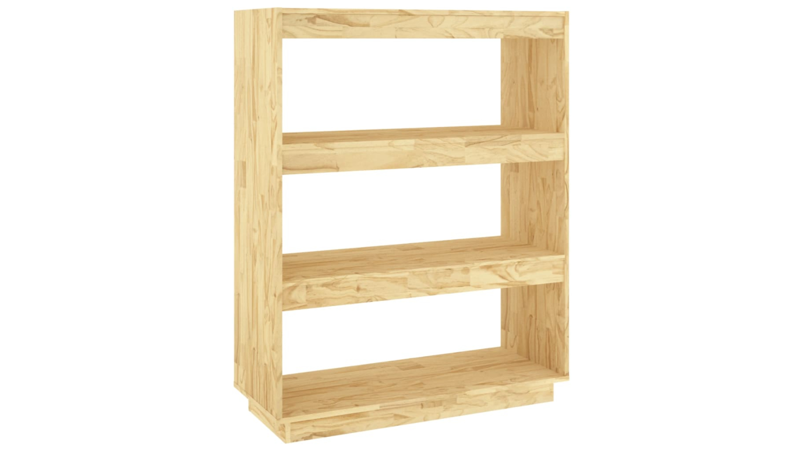 vidaXL Solid Pine Wood 80 x 35 x 103cm Book Cabinet/Room Divider