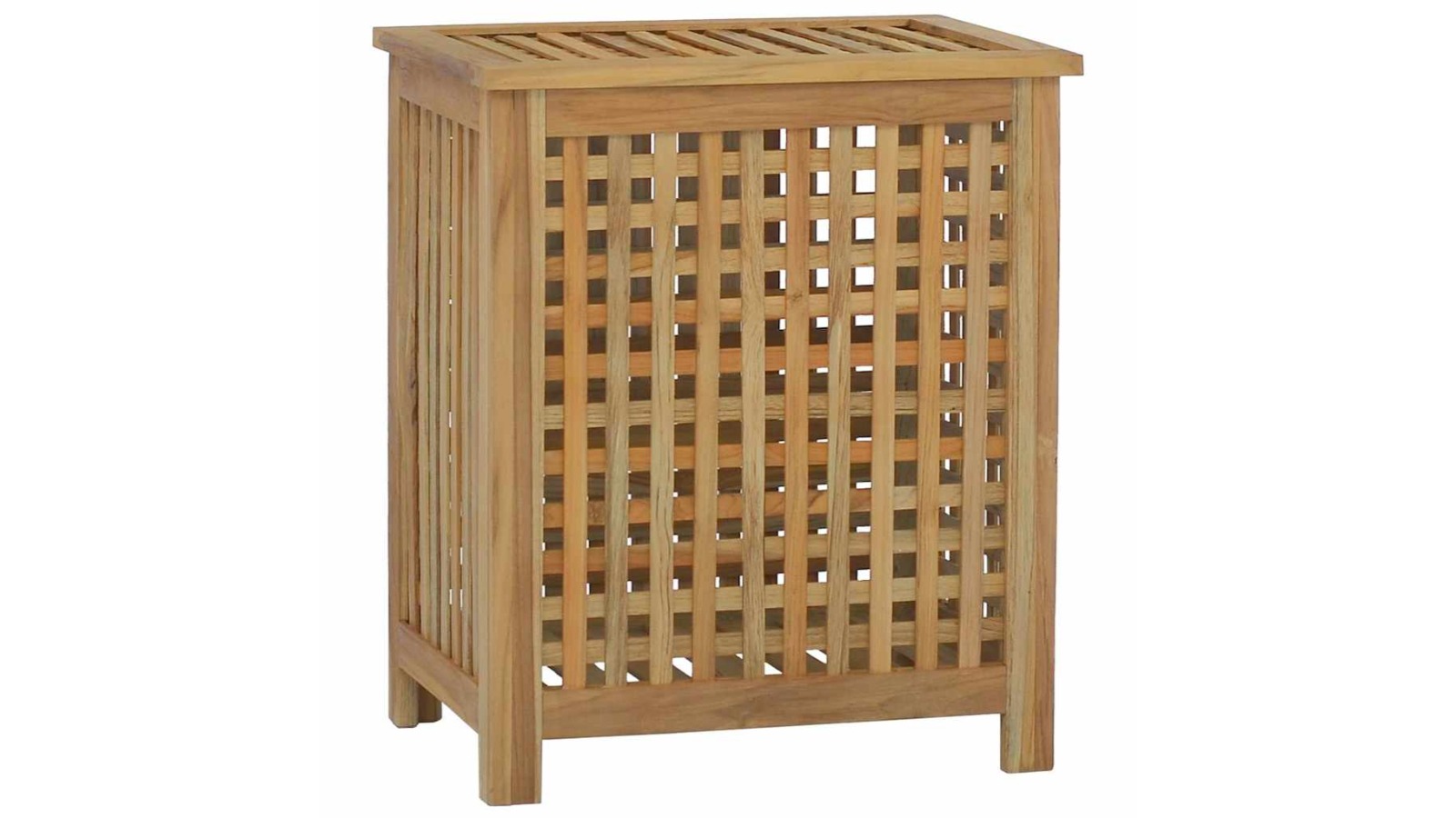 vidaXL Solid Wood Teak 50 x 35 x 60cm Wash Bin
