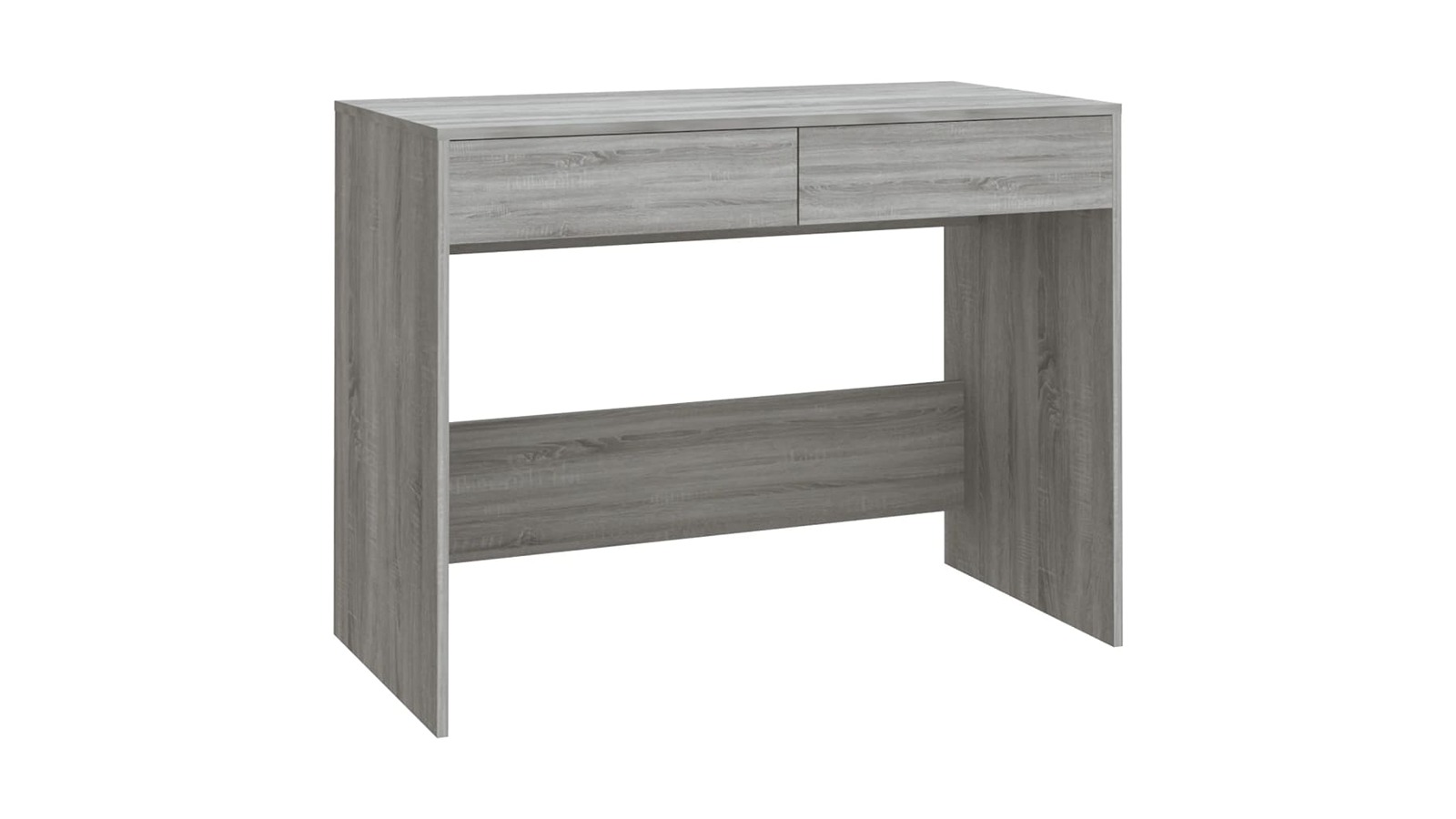 vidaXL Grey Sonoma Engineered Wood 101 x 50 x 76.5cm Desk