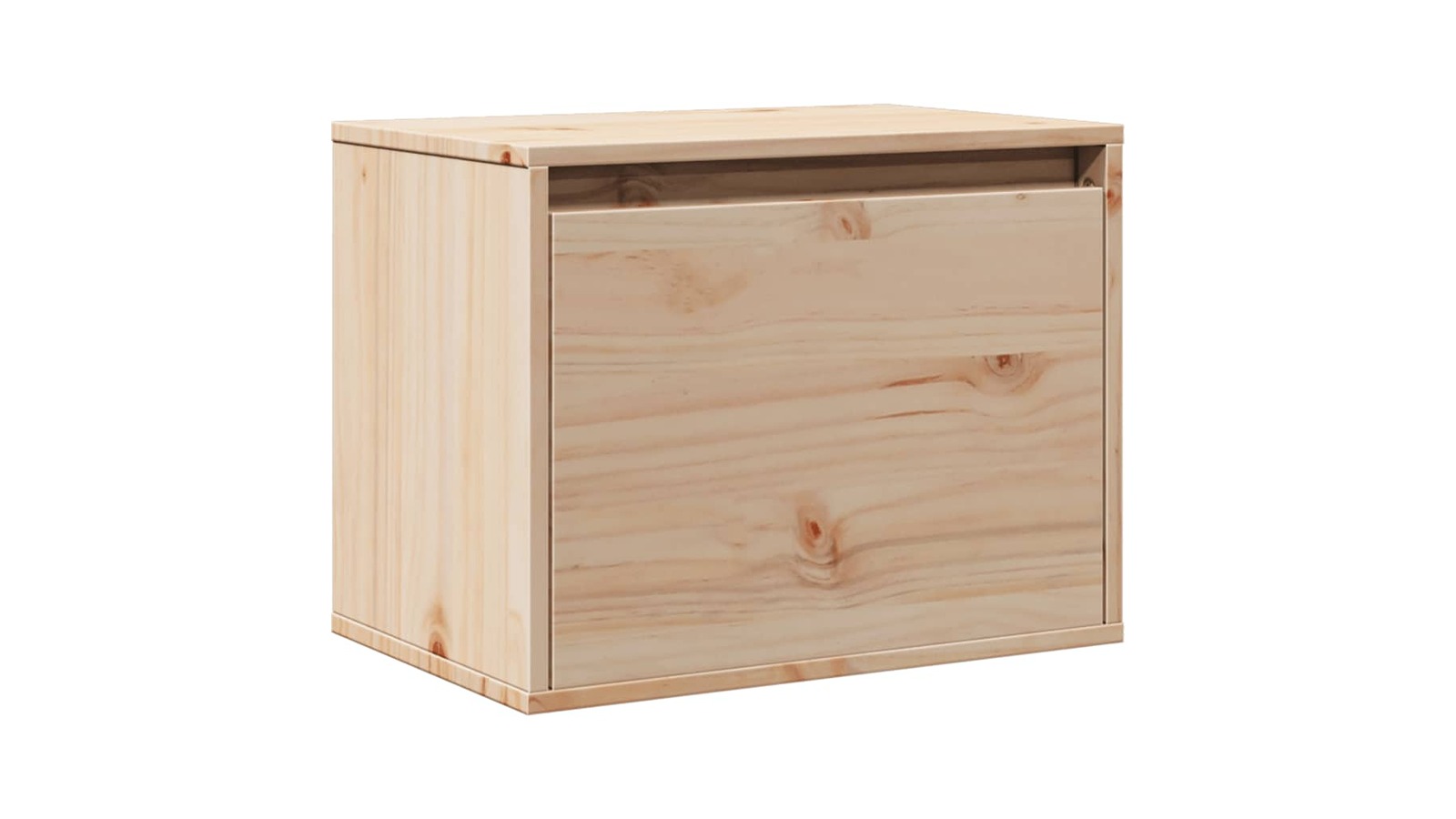vidaXL Solid Pine Wood 45 x 30 x 35cm Wall Cabinet