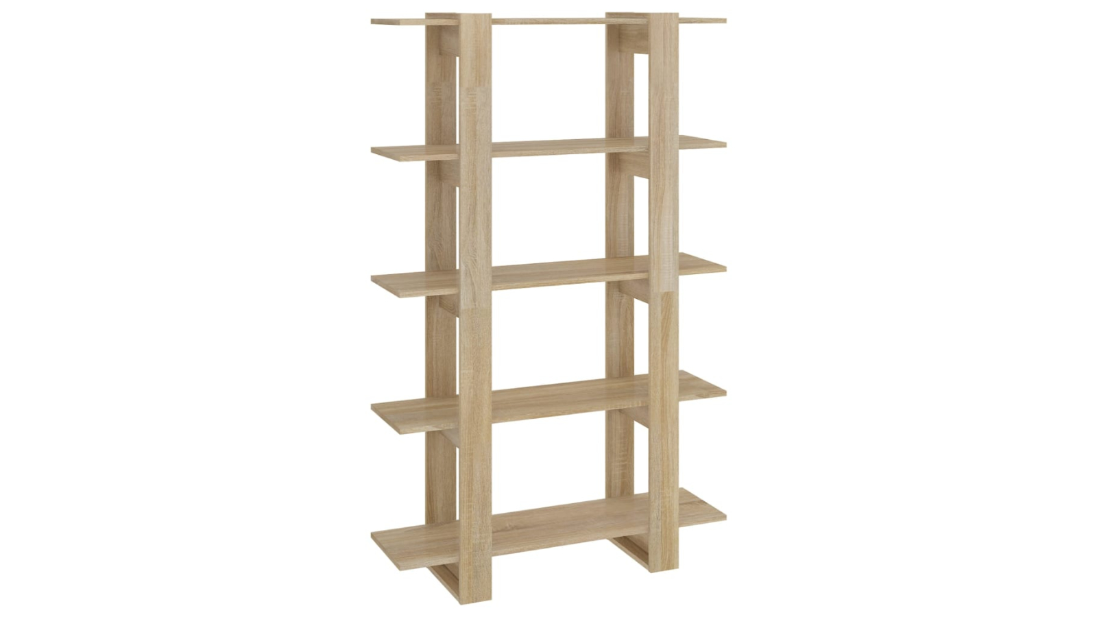 vidaXL Sonoma Oak 100 x 30 x 160cm Book Cabinet Room Divider