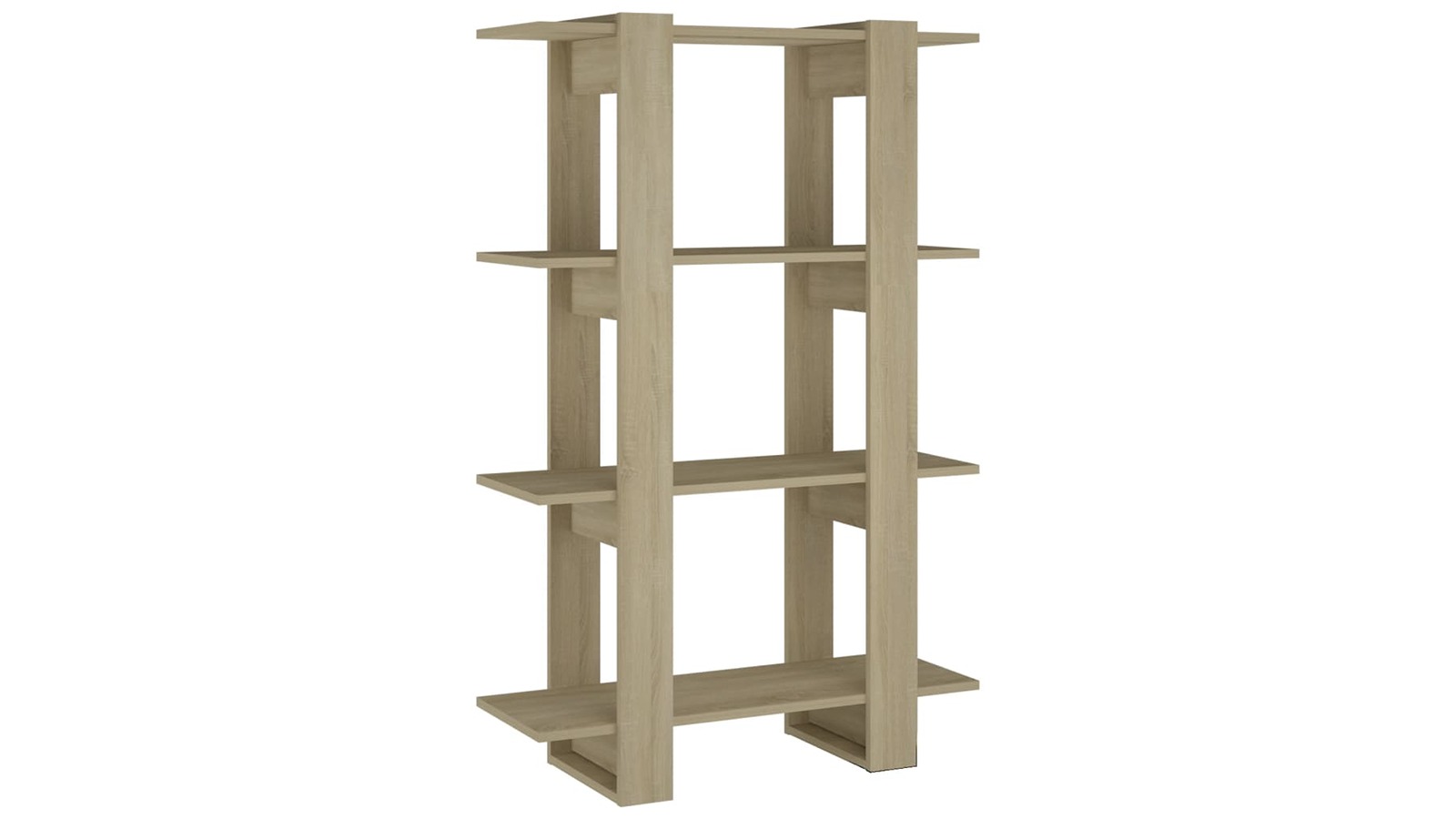vidaXL Sonoma Oak 80 x 30 x 123.5cm Book Cabinet/Room Divider