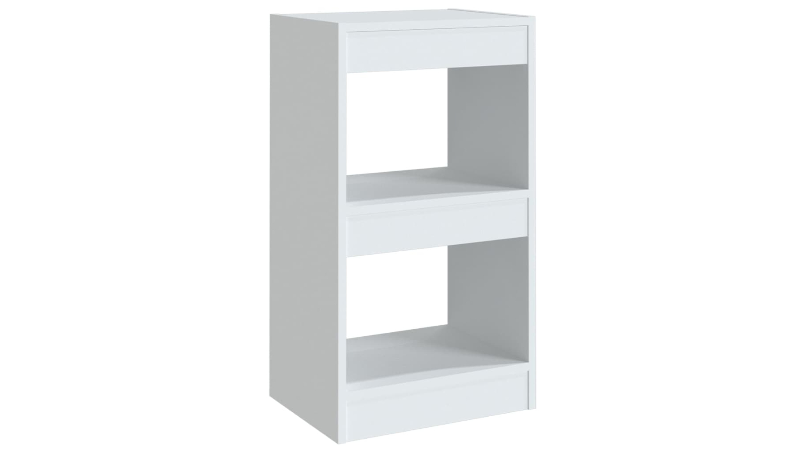 vidaXL White 40 x 30 x 72cm Book Cabinet Room Divider