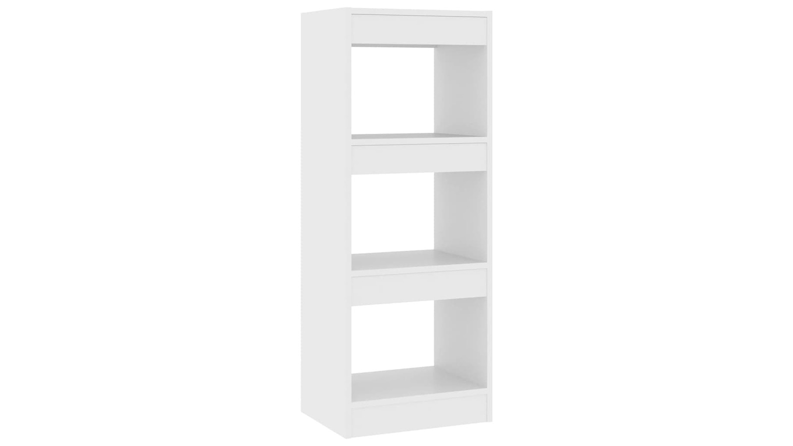 vidaXL White Engineered Wood 40 x 30 x 103cm Book Cabinet/Room Divider