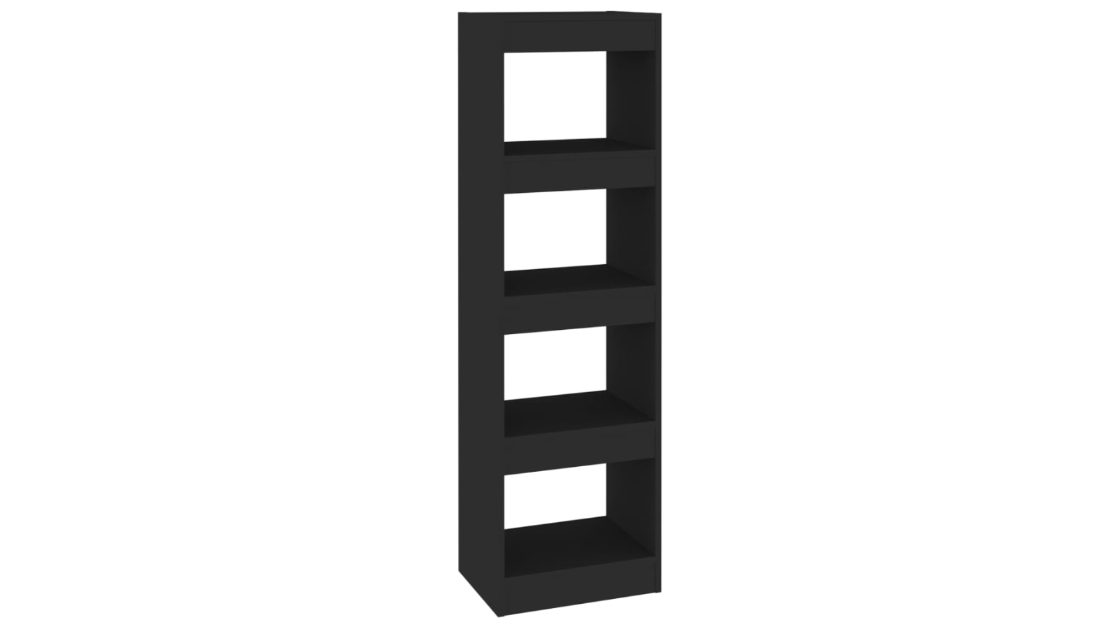 vidaXL Black 40 x 30 x 135cm Book Cabinet/Room Divider