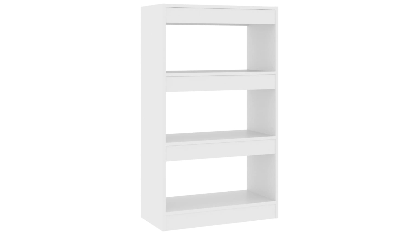 vidaXL White Engineered Wood 60 x 30 x 103cm Book Cabinet/Room Divider 