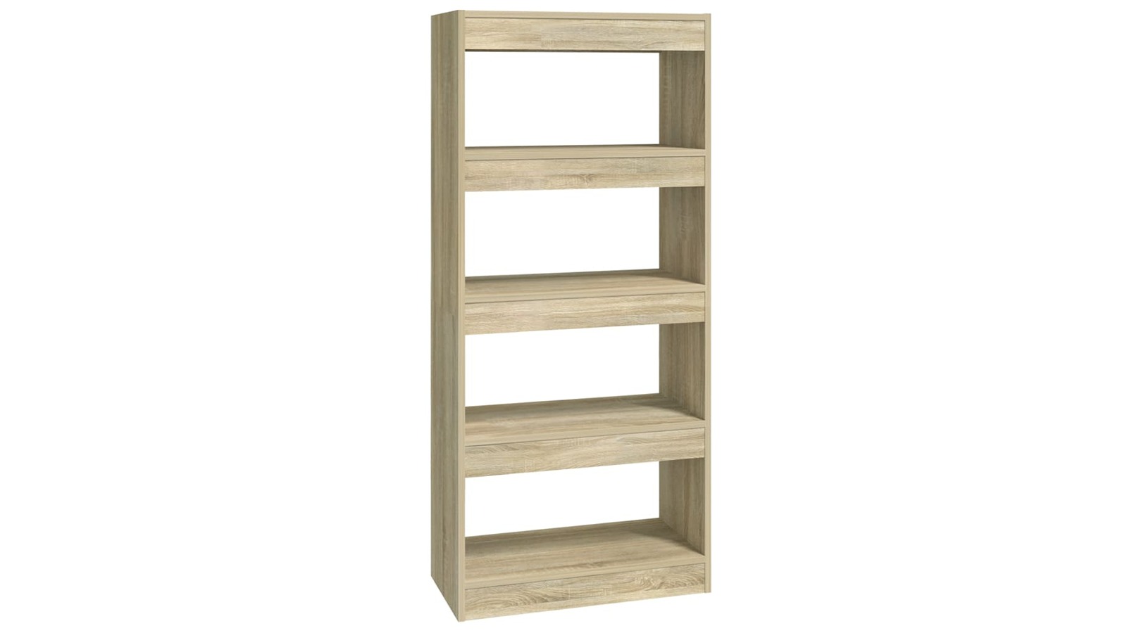 vidaXL Sonoma Oak Engineered Wood 60 x 30 x 135cm Book Cabinet/Room Divider