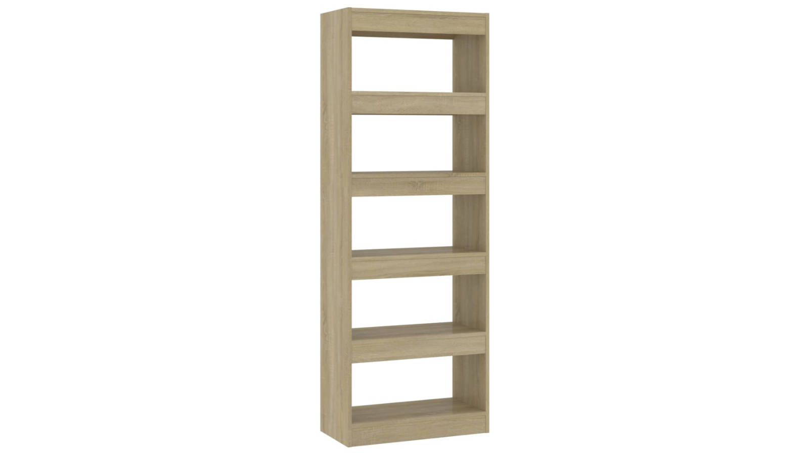 vidaXL Sonoma Oak Engineered Wood 60 x 30 x 166cm Book Cabinet/Room Divider