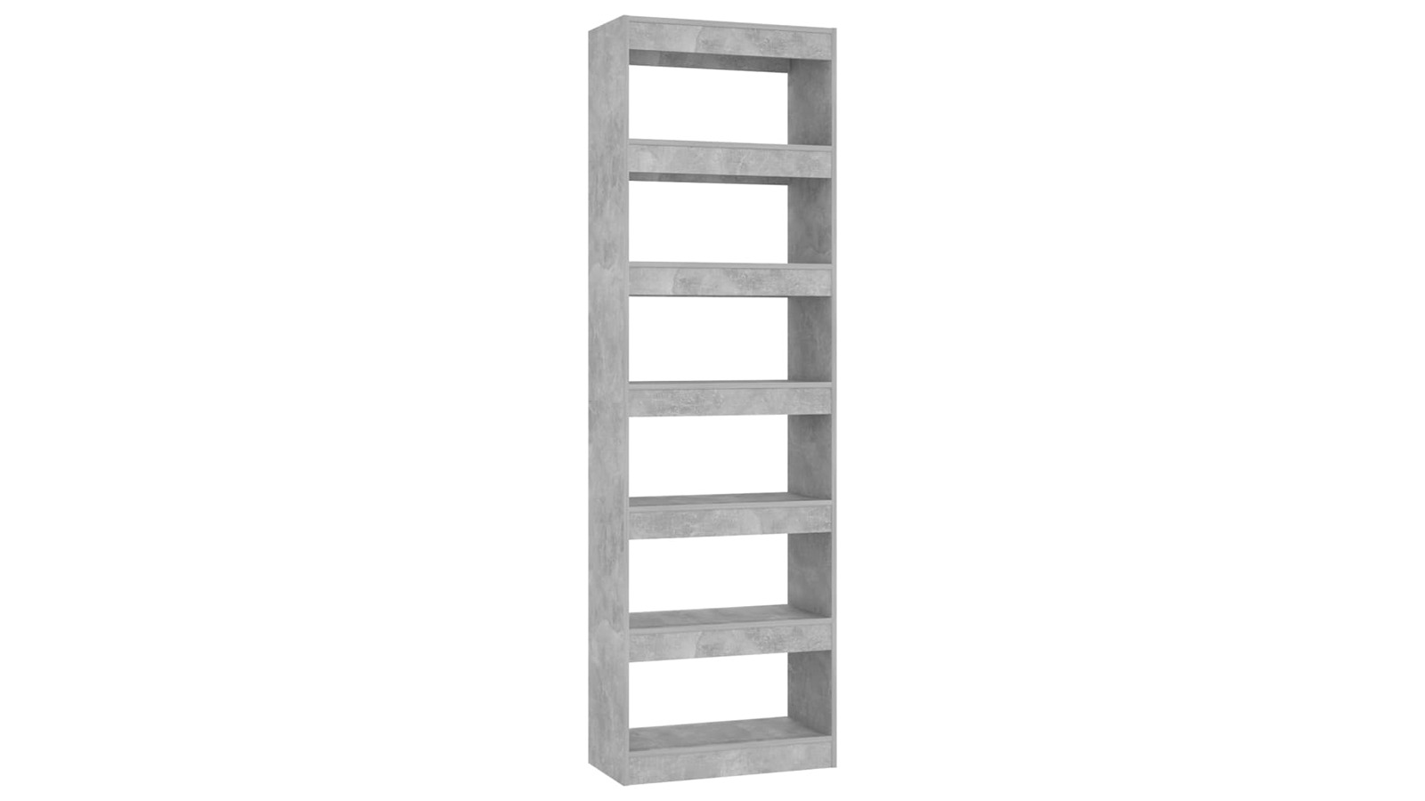 vidaXL Concrete Grey 60 x 30 x 198cm Book Cabinet/Room Divider