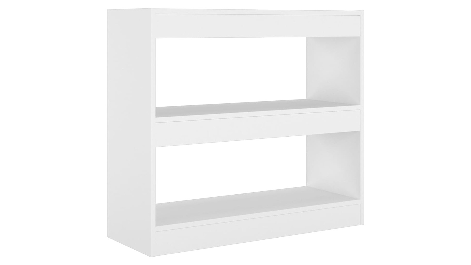 vidaXL White 80 x 30 x 72cm Book Cabinet/Room Divider