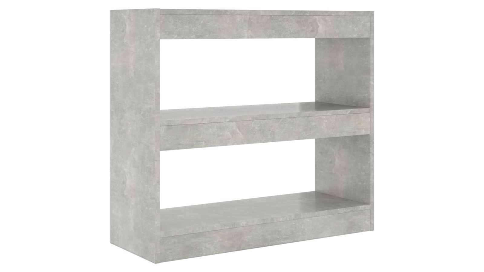 vidaXL Concrete Grey 80 x 30 x 72cm Book Cabinet/Room Divider 