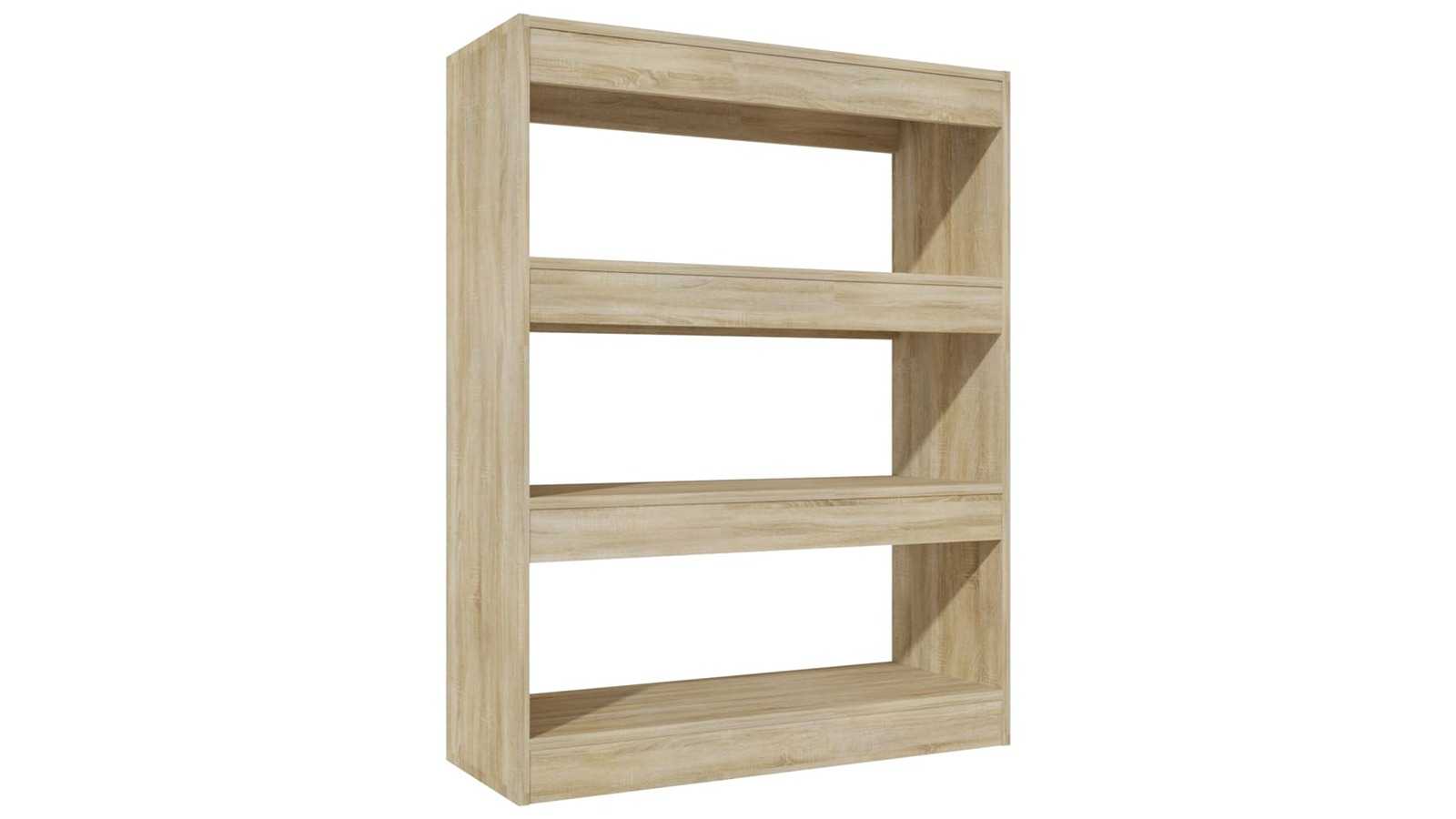 vidaXL Sonoma Oak Engineered Wood 80 x 30 x 103cm Book Cabinet/Room Divider