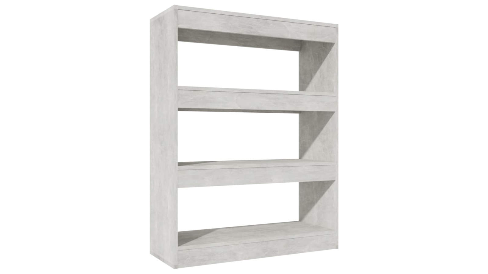 vidaXL Concrete Grey Engineered Wood 80 x 30 x 103cm Book Cabinet/Room Divider