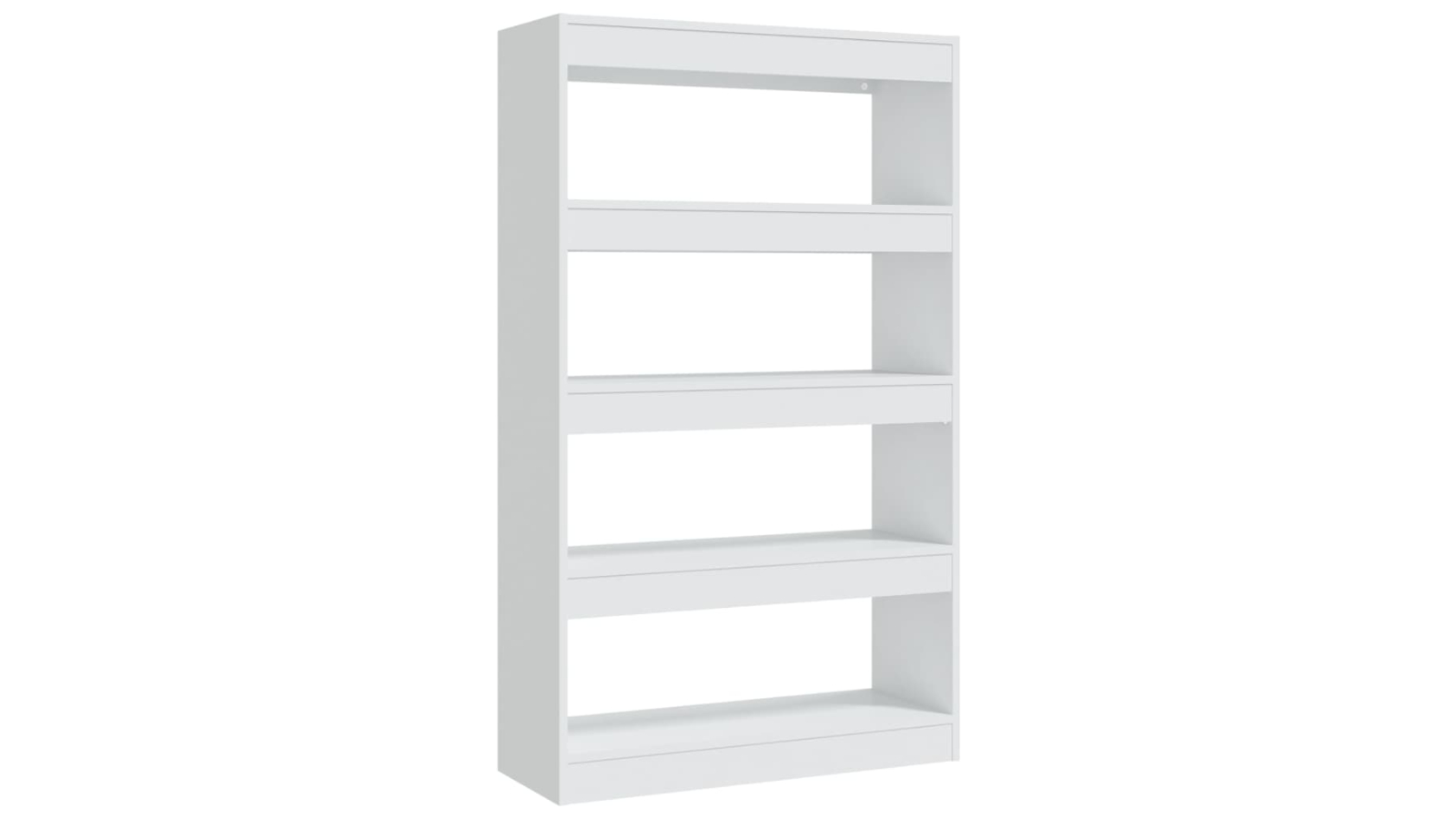 vidaXL White Engineered Wood 80 x 30 x 135cm Book Cabinet/Room Divider