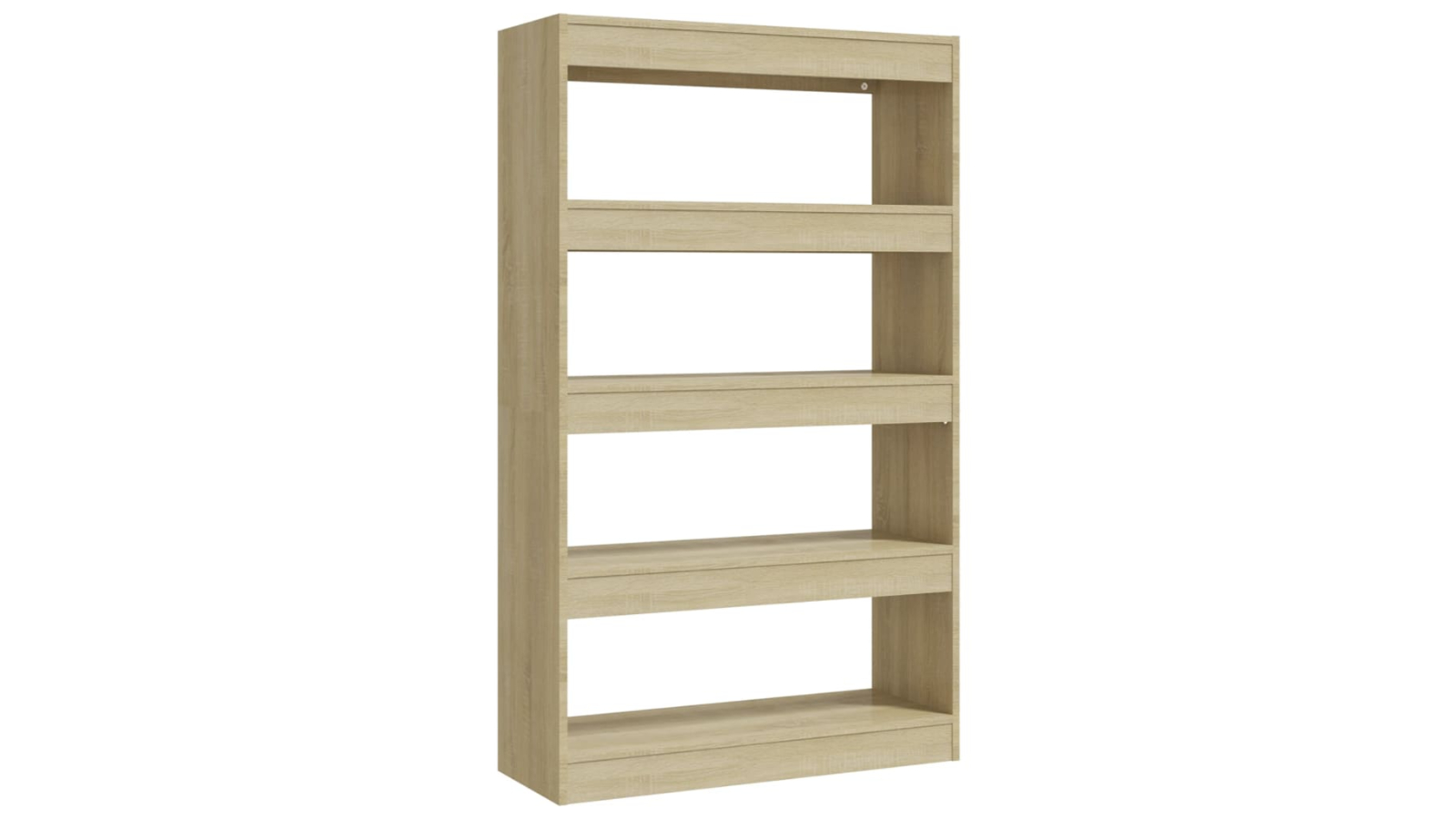 vidaXL Sonoma Oak Engineered Wood 80 x 30 x 135 cm Book Cabinet/Room Divider  