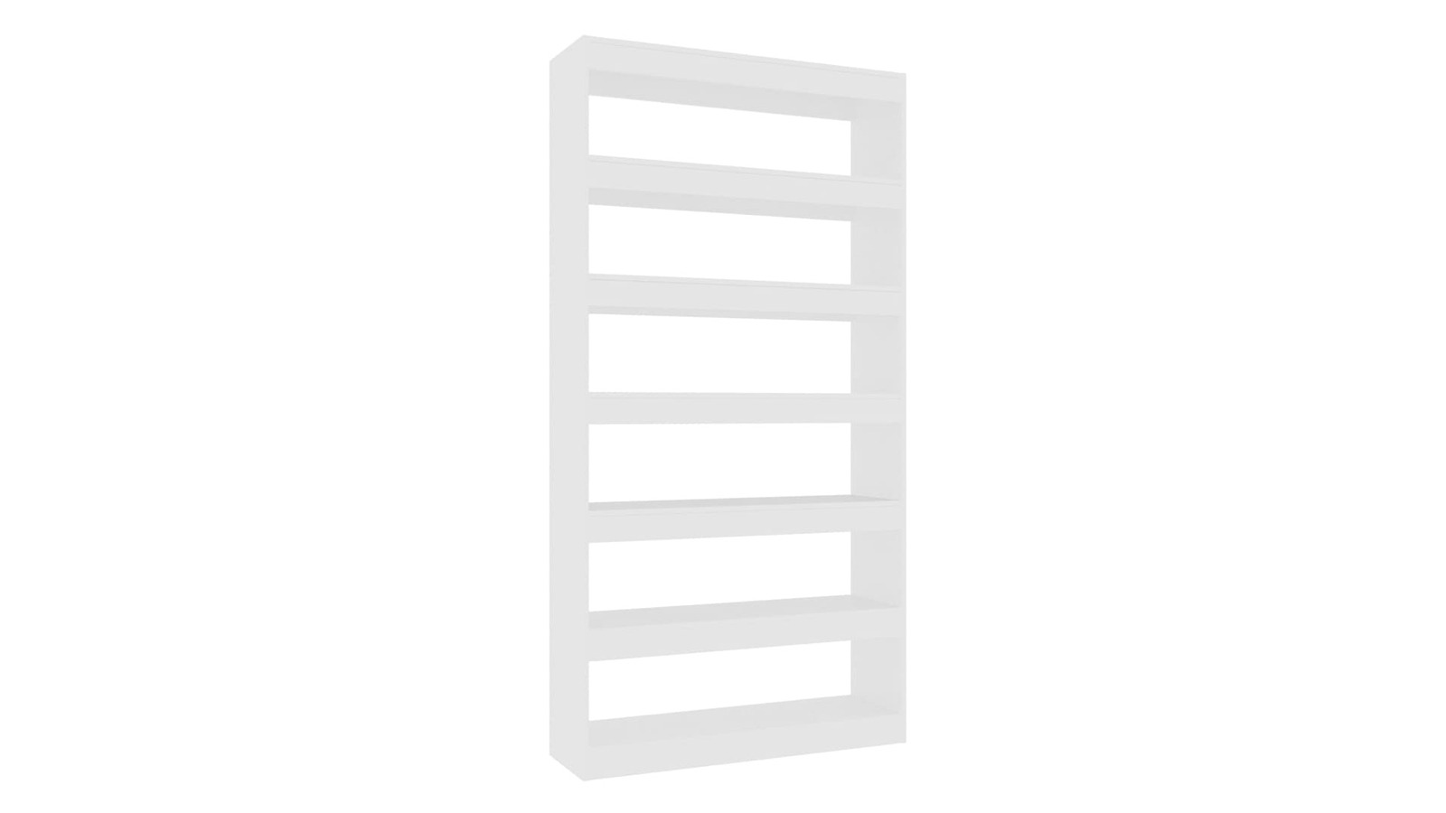 vidaXL White Engineered Wood 100 x 30 x 198cm Book Cabinet/Room Divider