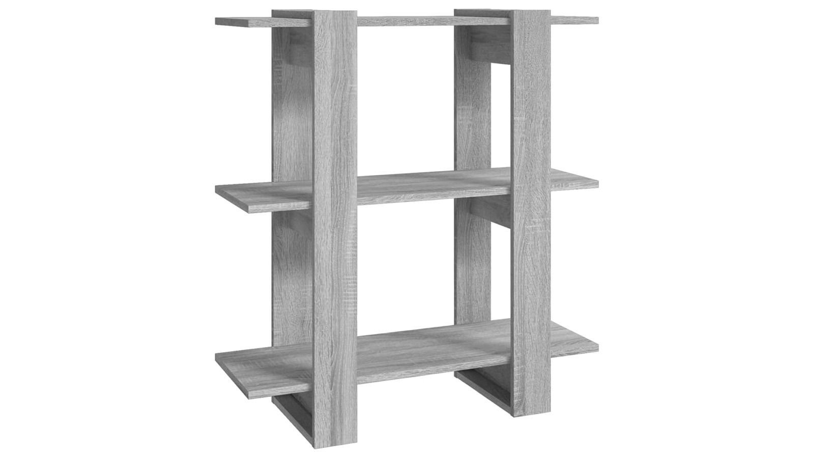 vidaXL Grey Sonoma 80 x 30 x 87cm Book Cabinet/Room Divider