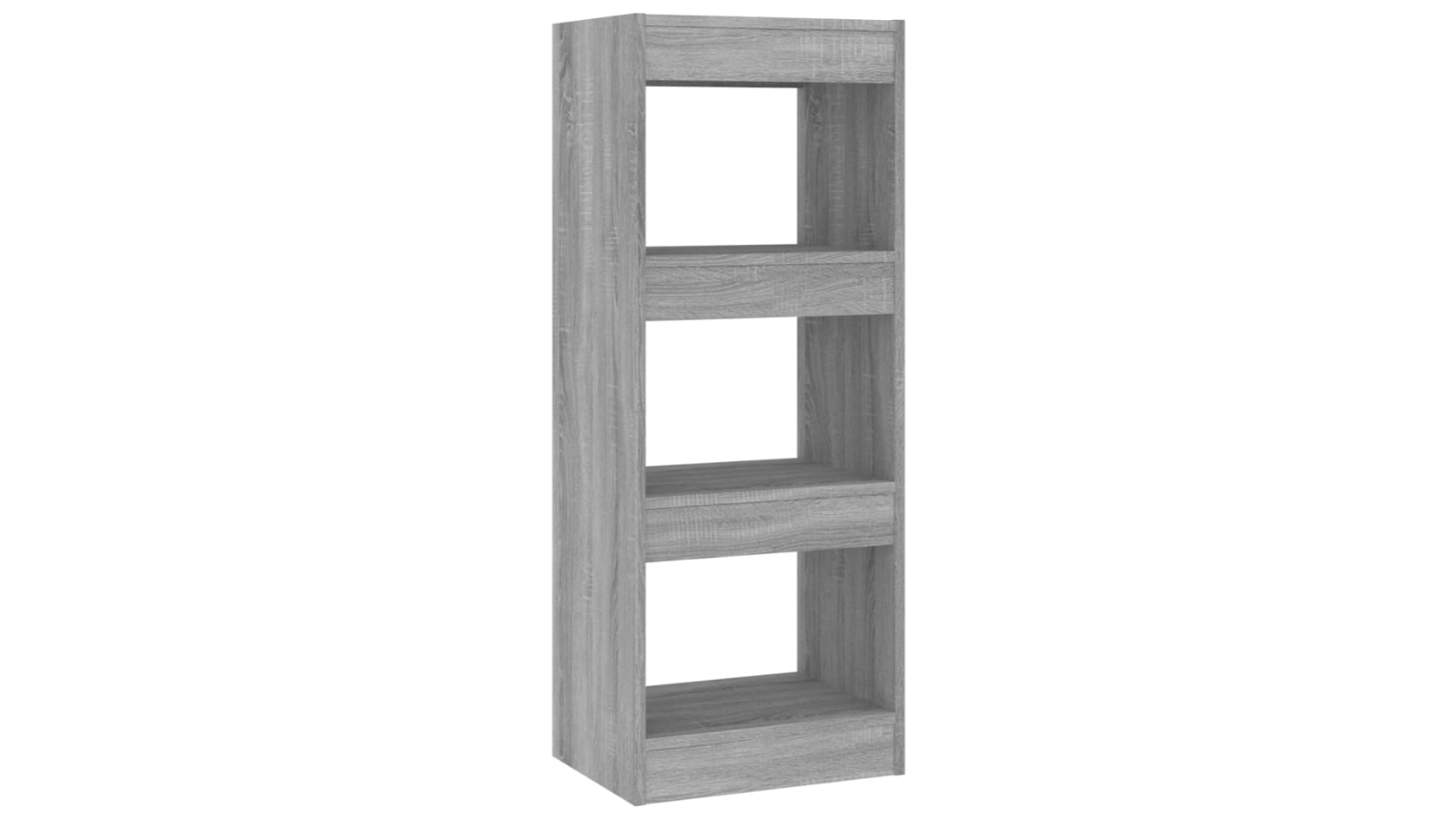 vidaXL Grey Sonoma Engineered Wood 40 x 30 x 103cm Book Cabinet/Room Divider 
