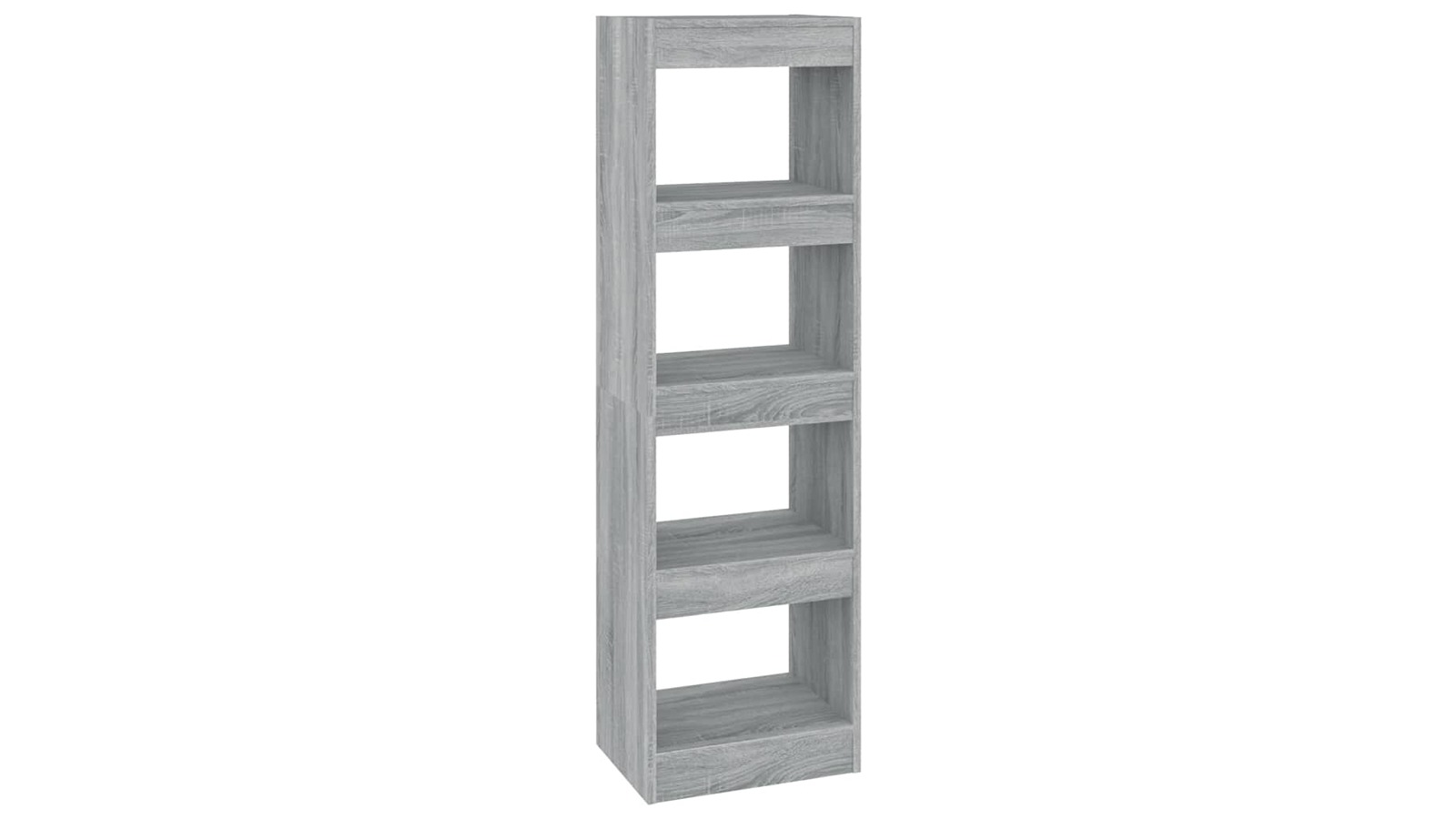 vidaXL 40 x 30 x 135cm Book Cabinet/Room Divider - Grey Sonoma