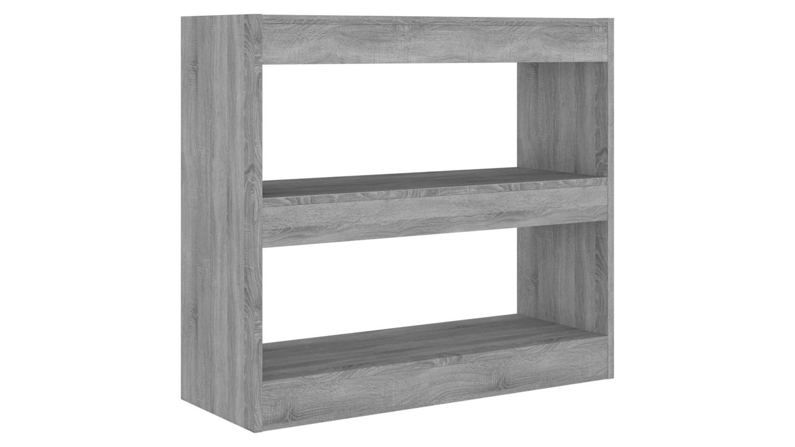vidaXL Grey Sonoma 80 x 30 x 72cm Book Cabinet/Room Divider