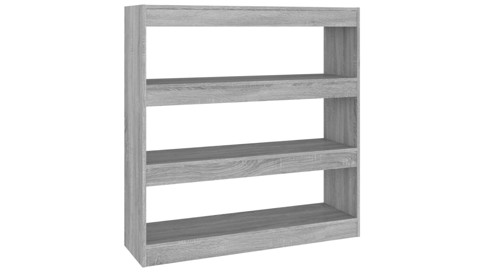 vidaXL Grey Sonoma 100 x 30 x 103cm Book Cabinet/Room Divider