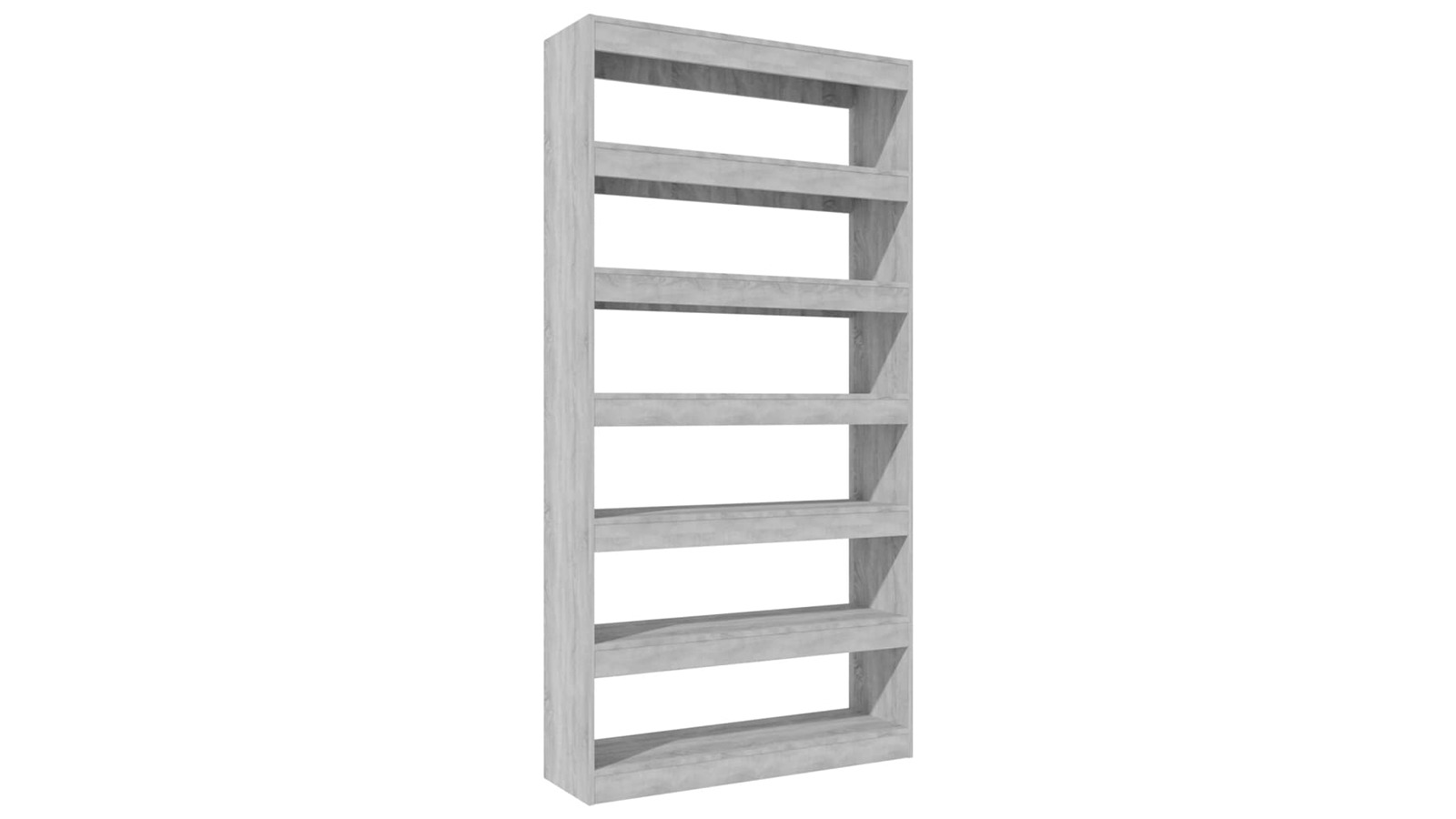 vidaXL Grey Sonoma Engineered Wood 100 x 30 x 198cm Book Cabinet/Room Divider