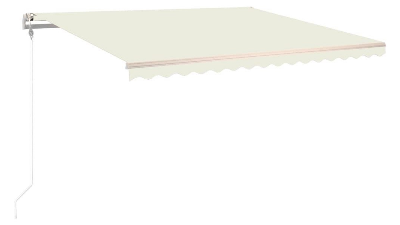 vidaXL Automatic Retractable Awning 400x300cm - Cream