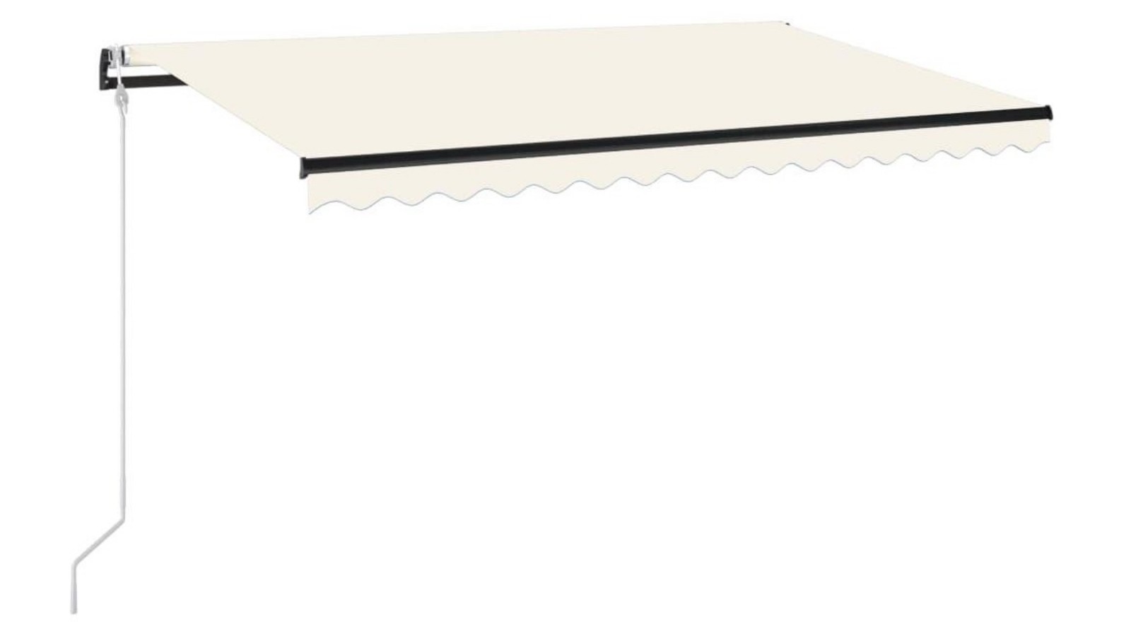 vidaXL Automatic Retractable Awning 400x300cm - Cream
