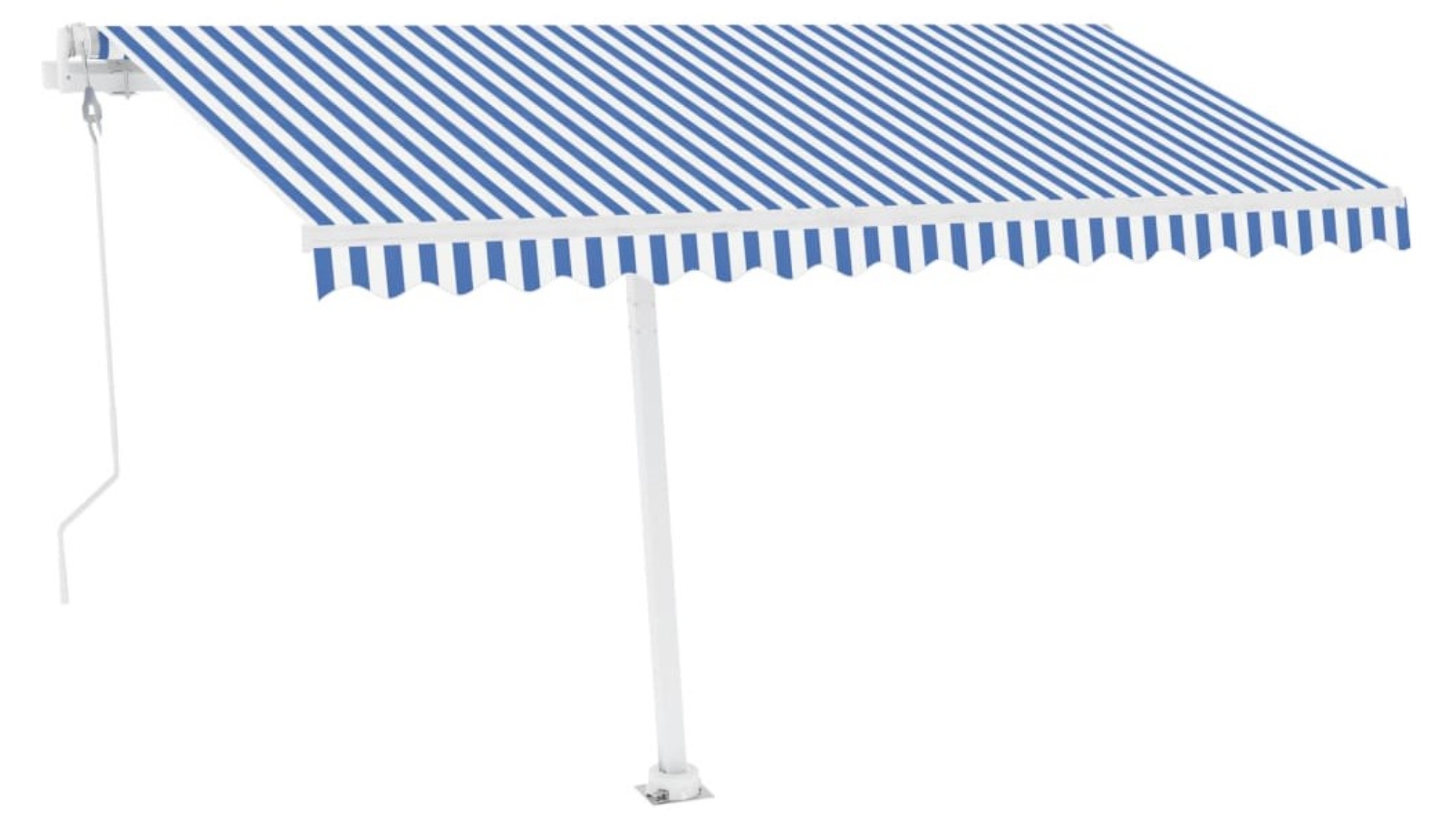 vidaXL Freestanding Automatic 400 x 300cm Awning - Blue/White