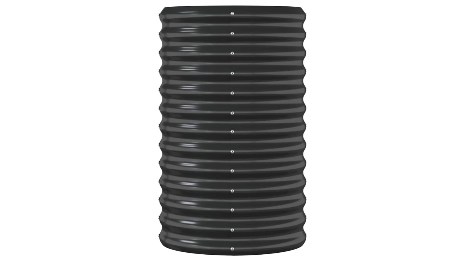 vidaXL Powder-Coated Steel 100 x 175 x 36cm Garden Planter - Anthracite