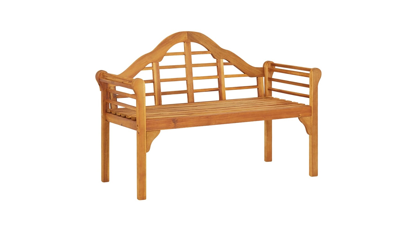 vidaXL Solid Acacia Wood 125cm Garden Bench
