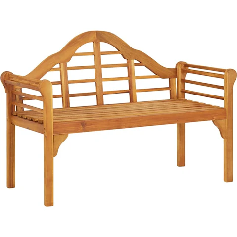 vidaXL Solid Acacia Wood 125cm Garden Bench