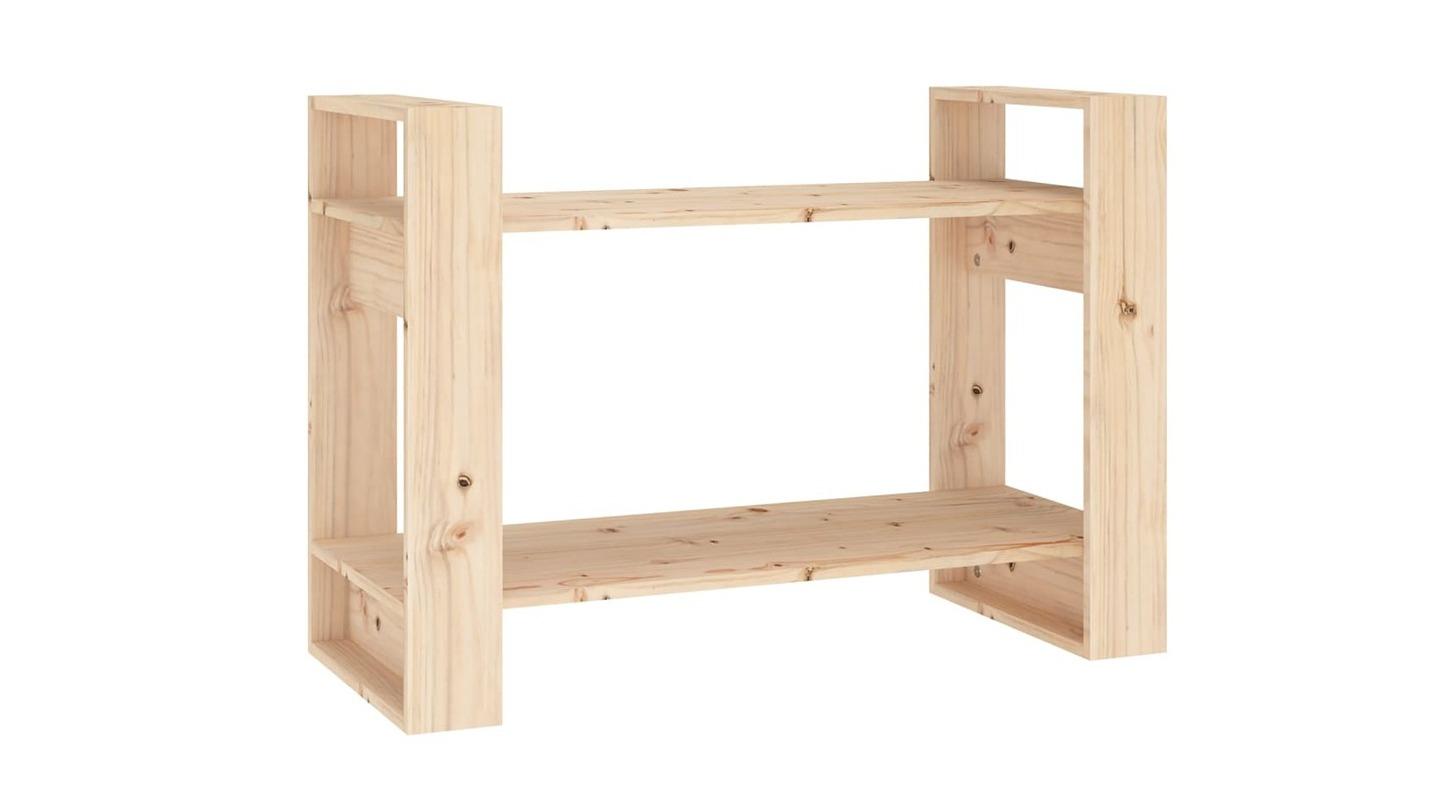 vidaXL Solid Pine Wood 80 x 35 x 56.5cm Book Cabinet/Room Divider