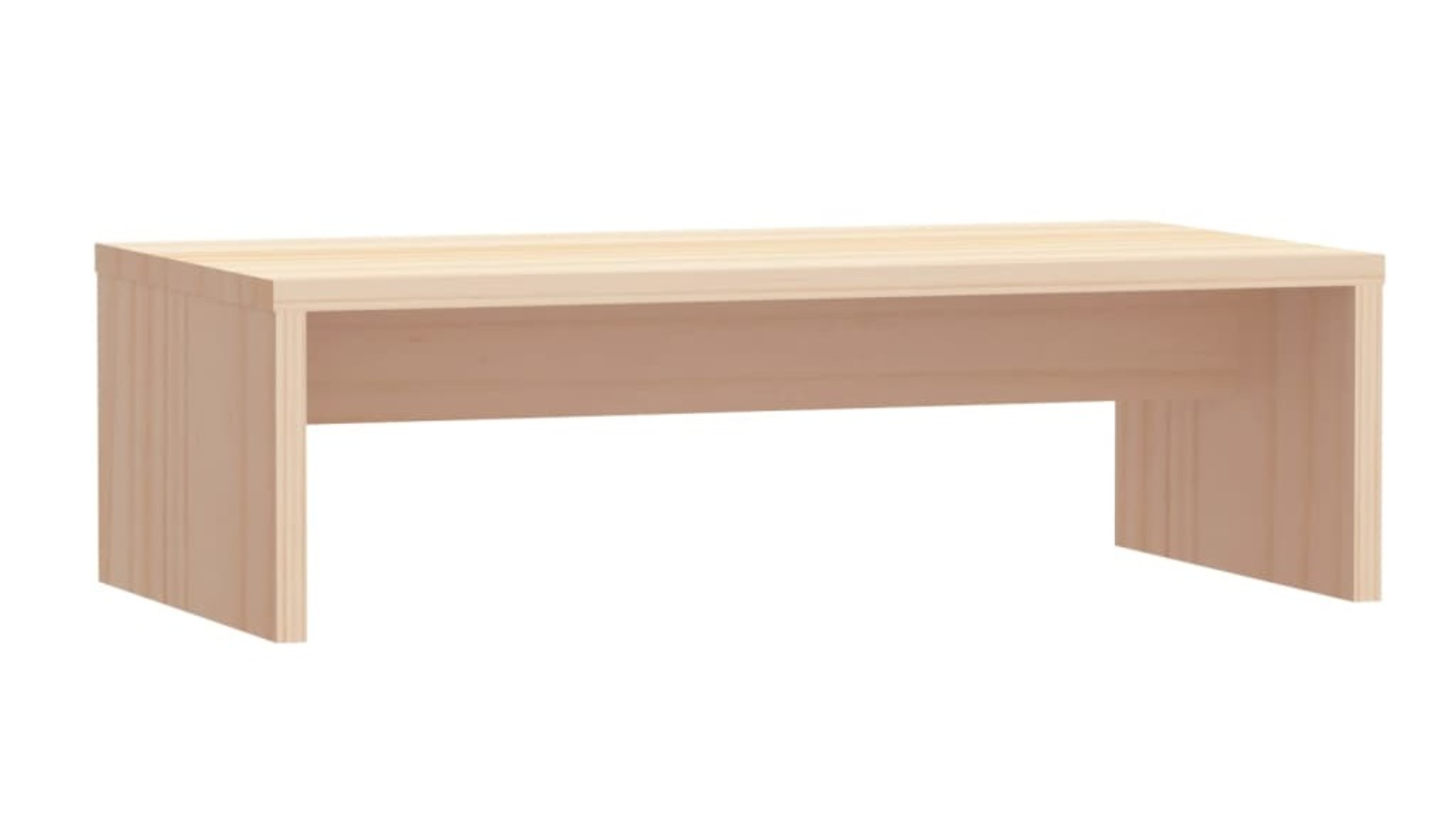 vidaXL Solid Pine Wood Monitor Stand - 50 x 27 x 15cm