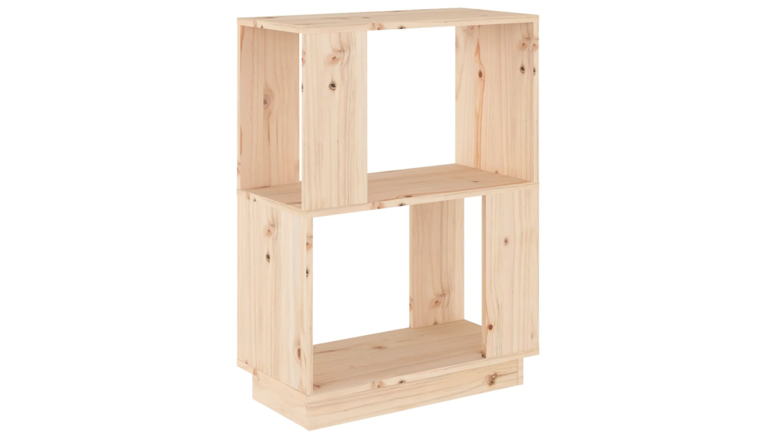 vidaXL Solid Pinewood 51 x 25 x 70cm Book Cabinet/Room Divider