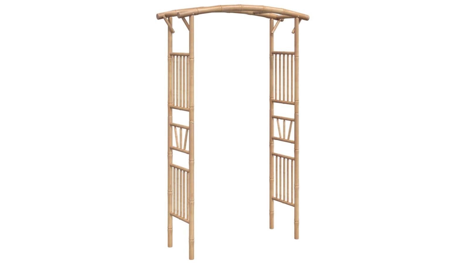 vidaXL Bamboo 118 x 40 x 187cm Rose Arch 