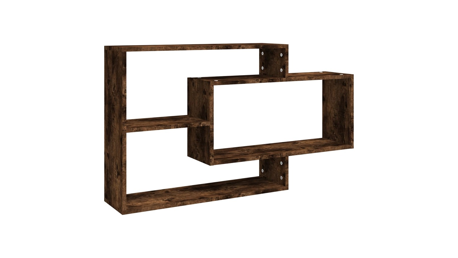 vidaXL Smoked Oak Engineered Wood 104 x 20 x 58.5cm Wall Shelf