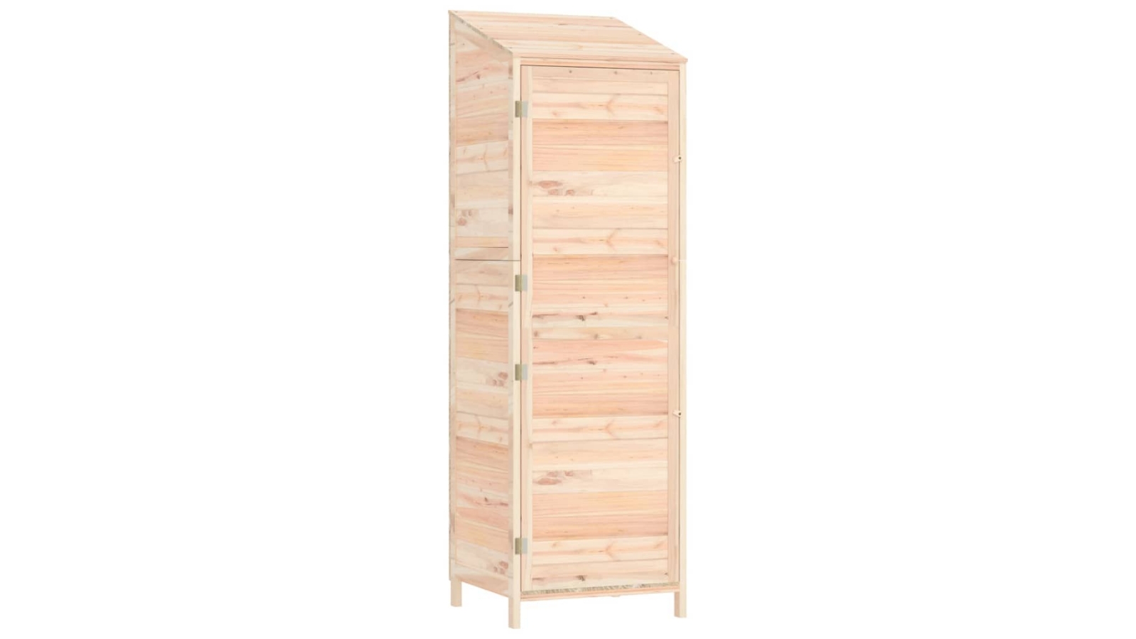 vidaXL Solid Wood Fir Garden Shed - 55 x 52 x 174.5cm