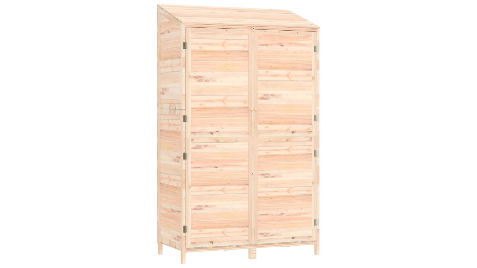 vidaXL Solid Wood Fir Garden Shed - 102 x 52 x 174.5cm