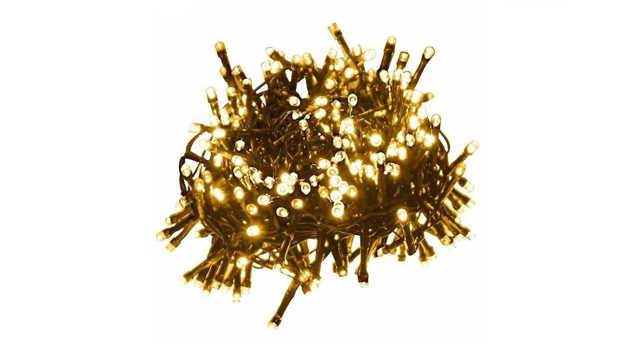 vidaXL Warm White PVC Cluster String Light with 400 LED