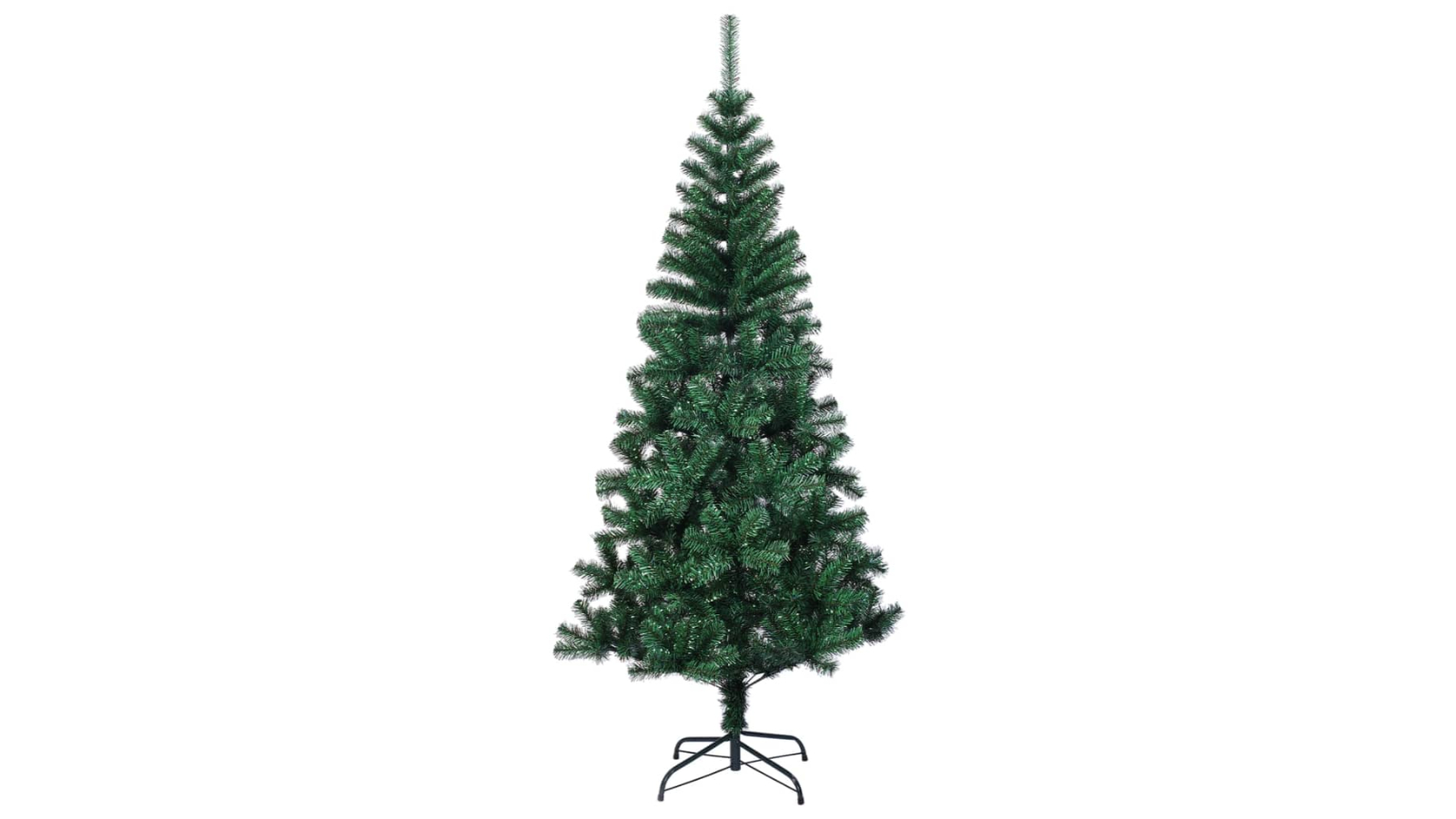 vidaXL Green Artificial Christmas Tree with Iridescent Tips PVC - 150cm