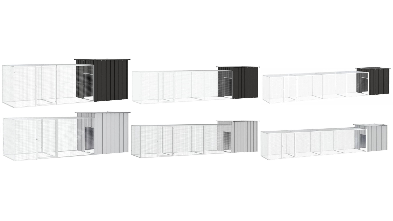 vidaXL Chicken Cage