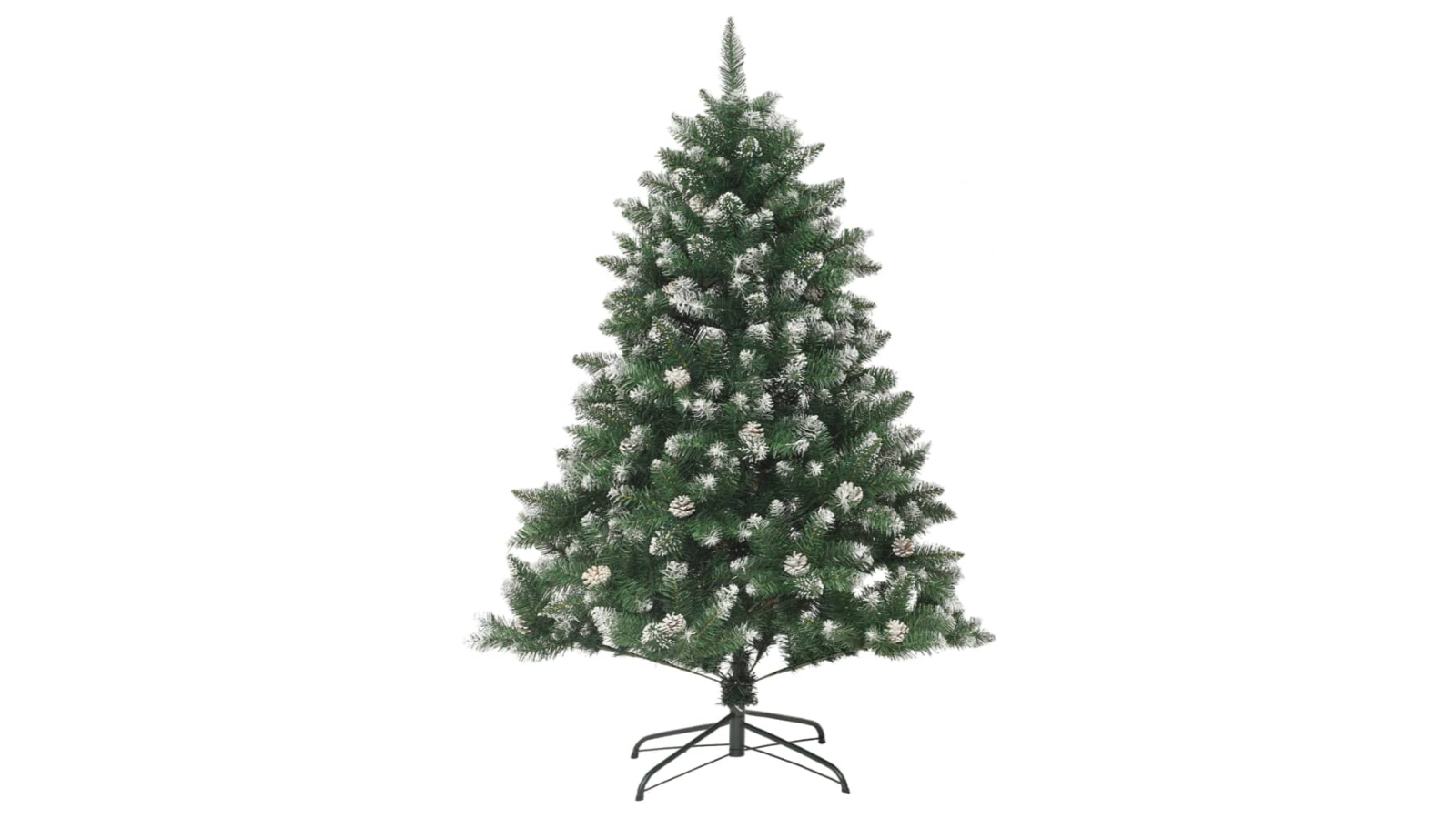 vidaXL PVC Artificial Green Christmas Tree with Stand - 120cm