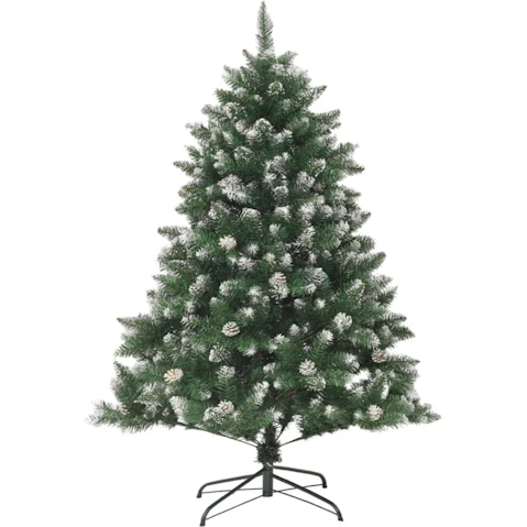 vidaXL PVC Artificial Green Christmas Tree with Stand - 120cm